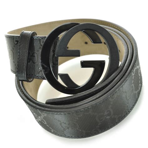 gucci supreme belt review|black Gucci imprime belt.